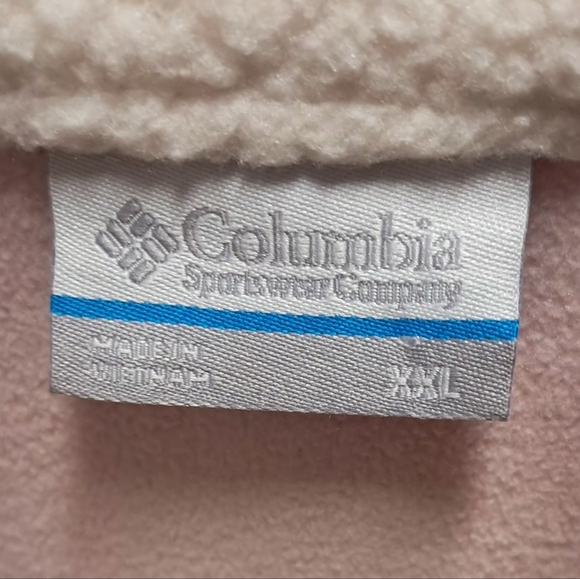 Columbia Lodge Sherpa Pullover Fleece Size XXL - Picture 4 of 4